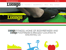 Tablet Screenshot of luongofootwear.com